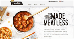 Desktop Screenshot of gardein.com